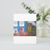 russische Teezeit Postkarte (Stehend Vorderseite)