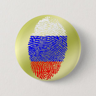 Russische Touchfingerabdruckflagge Button