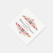 Russische Volkskunst Khokhloma Elegante Hochzeit Serviette (Ecke)