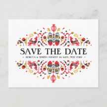 Russische Volkskunst Khokhloma Hochzeit