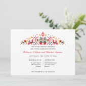 Russische Volkskunst Khokhloma Probe Abendessen Einladung (Stehend Vorderseite)