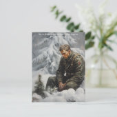 Russische Weihnachtsfeier Postkarte (Stehend Vorderseite)