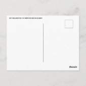 Russische Weihnachtsfeier Postkarte (Rückseite)