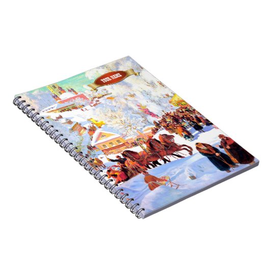 Russische Weihnachtsgeschenke Notizblock (Rechte Seite)