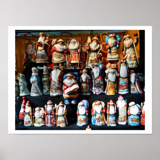 russische Weihnachtsmänner Poster (Vorne)