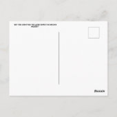 Russische Weihnachtspostkarte Postkarte (Rückseite)