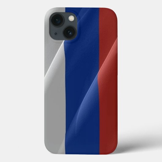 Russische Wellenflagge - Case-Mate iPhone Hülle (Rückseite)