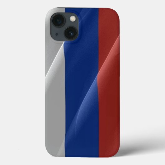Russische Wellenflagge - Case-Mate iPhone Hülle (Rückseite)