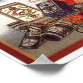 Russische Werbung für Gun Powder im Empire 1900 Poster (Ecke)