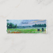 Russische Wiesen Mini Visitenkarte (Rückseite)