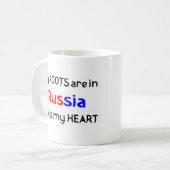 Russische Wurzeln Kaffeetasse (Vorderseite Links)