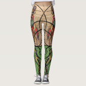 Russische Zeitung Leggings (Vorderseite)