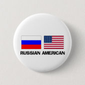 Russischer Amerikaner Button (Vorderseite)