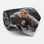 Russischer Braunbär Krawatte (Gerollt)