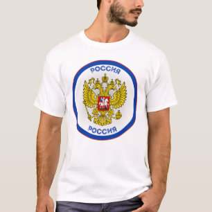 Russischer Doppeladler Kreisform T-Shirt