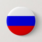 Russischer Flaggenknopf Button (Vorderseite)