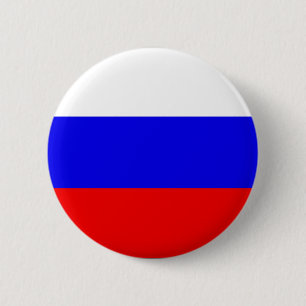 Russischer Flaggenknopf Button