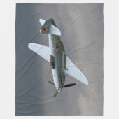 RUSSISCHER FLUGZEUG FLEECEDECKE (Vorderseite)
