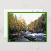 Russischer Fluss Postkarte (Vorne/Hinten)