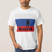 Russischer Fußball, anpassbar T-Shirt (Vorderseite)