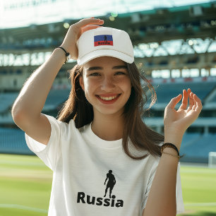 Russischer Fußball, anpassbar Truckerkappe