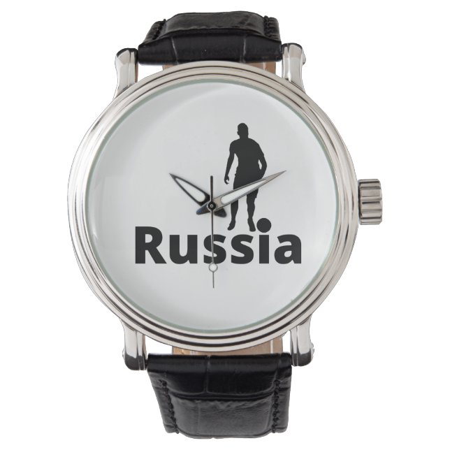 Russischer Fußball Armbanduhr (Vorderseite)