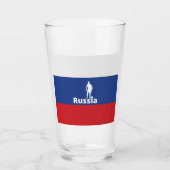 Russischer Fußball Glas (Vorderseite)