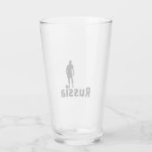 Russischer Fußball Glas (Rückseite)