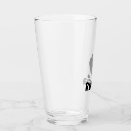 Russischer Fußball Glas (Rechts)