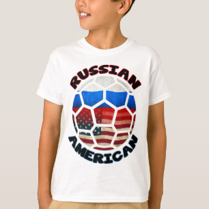 Russischer Fußballball T-Shirt