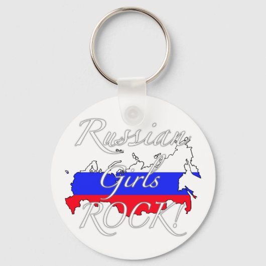 Russischer Girls Rock! Schlüsselanhänger (Vorderseite)