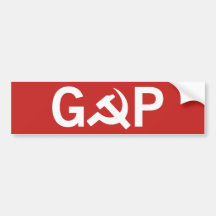 Russischer GOP-Autoaufkleber