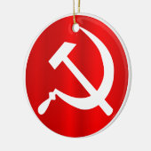 Russischer Hammer und Sichel Keramikornament (Links)