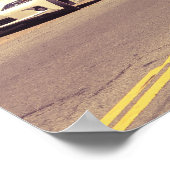 Russischer Hügel mit Coit Tower Poster (Ecke)