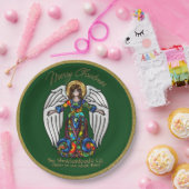 Russischer Icon Guardian Angel Personalisiert Pappteller (Party)