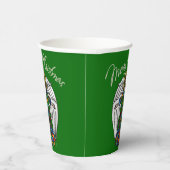 Russischer Icon Guardian Engel zu Weihnachten Pappbecher (Rechts)