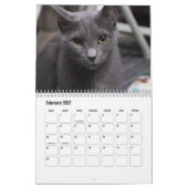 Russischer Kalender für die Blaue Katze (Feb 2027)