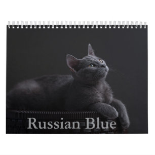 Russischer Kalender für die Blaue Katze