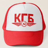 Russischer KGB Emblem-Hut Truckerkappe (Vorderseite)