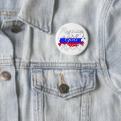 Russischer Mädchen-Felsen! Button (Beispiel)
