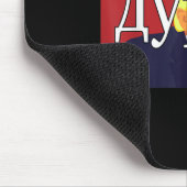 Russischer Narr Trump Funny Mousepad (Ecke)