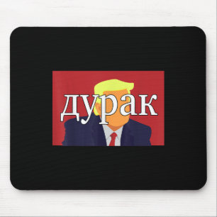 Russischer Narr Trump Funny Mousepad