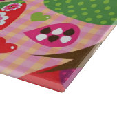 Russischer Puppenillustrationshintergrund Schneidebrett (Ecke)