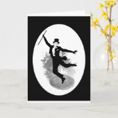 Russischer Putin zum Ritz Politischen lustigen Geb Karte (Gelbe Blume)