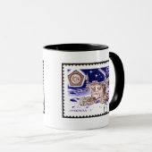 Russischer Roboter des Raum-Lunokhod-1 Tasse (VorderseiteRechts)