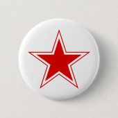 Russischer roter Stern Button (Vorderseite)
