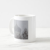 Russischer Schneesturm Kaffeetasse (Vorderseite Links)