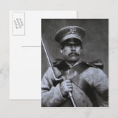 Russischer Soldat Postkarte (Vorne/Hinten)