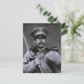Russischer Soldat Postkarte (Stehend Vorderseite)
