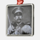 Russischer Soldat Silbernes Ornament (Links)